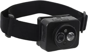 1080P Action Camera with 45 Degree Adjustable LED Headlamp, Head Mounted Wearable Body Video Camera, Motion Sensor, Hand Gesture Control for Camping, Recording Moments, H.264