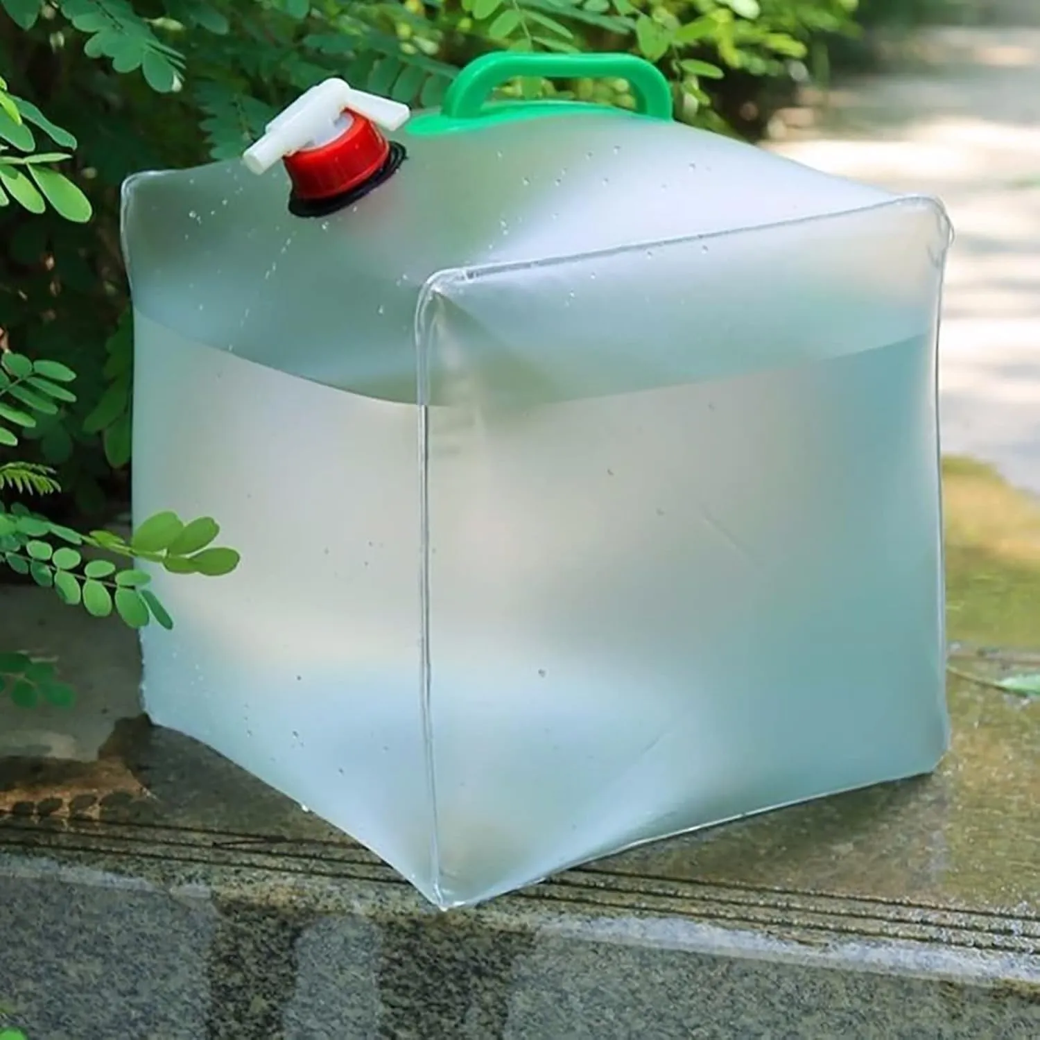 10L 20L Premium Portable Collapsible Water Container with Spigot, for Outdoor Camping Traveling Picnic Hiking & Emergency Survival Kit (Size : 10L)