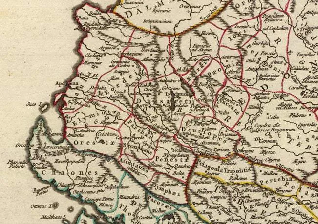 1752 Ancient Greece Historical Map