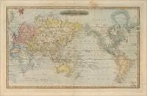 1823 World Historical Map