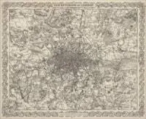 1886 London Historical Map