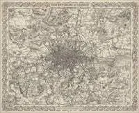 1886 London Historical Map