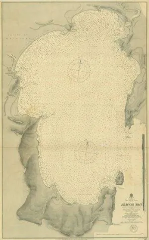 1895 Jervis Bay Historical Map