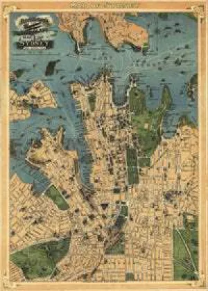 1909 Sydney Historical Map