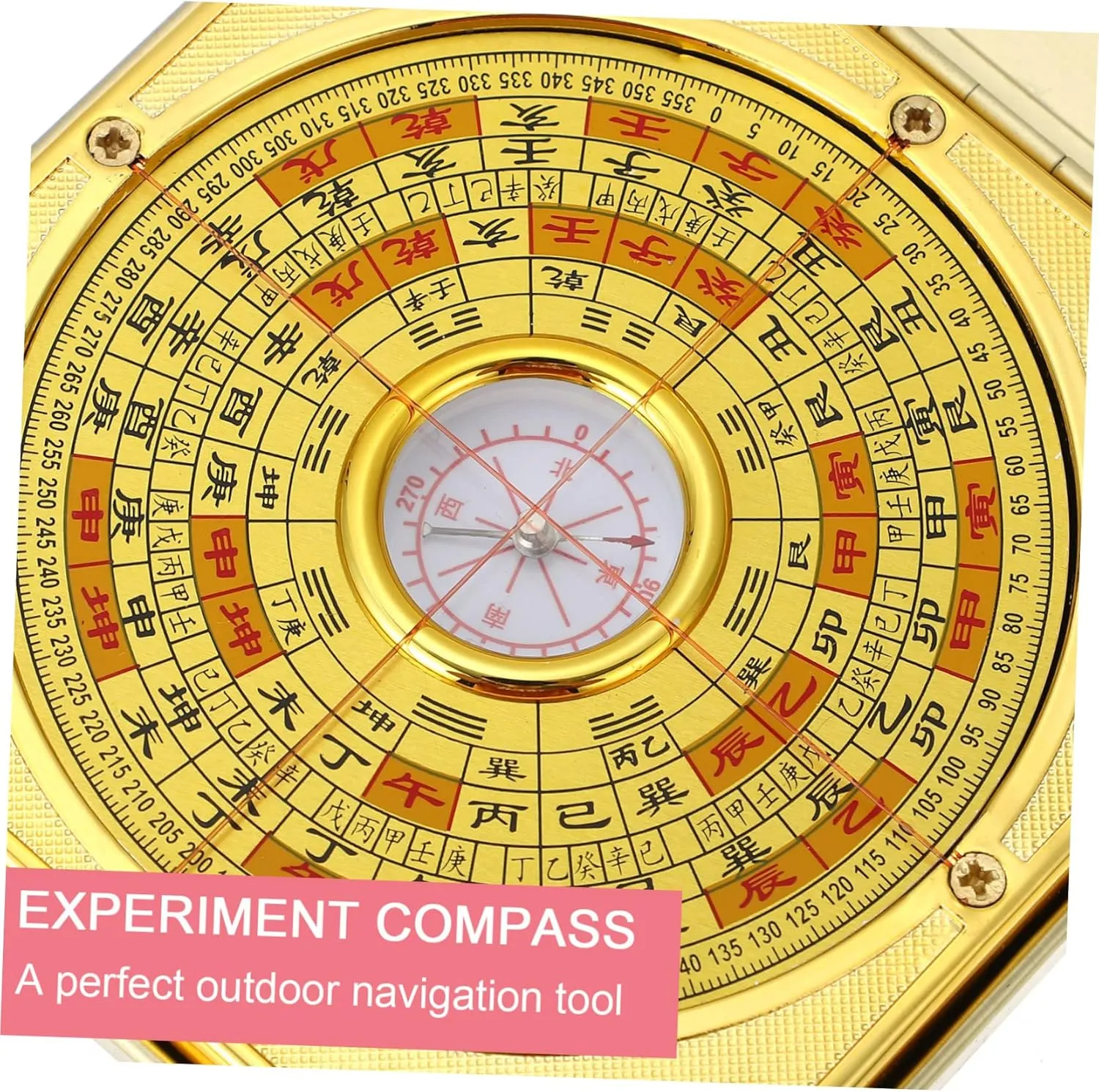 1pc Precision Compass Chinese Compass Decorating Tools Feng Shui Lo Pan Tool Compass Keychain Pan for