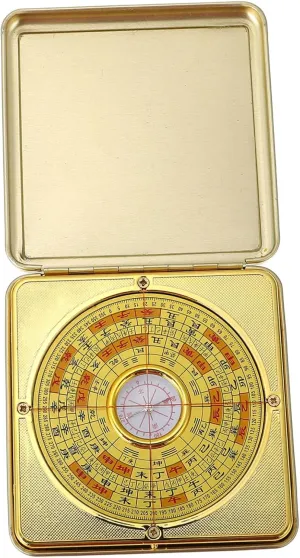 1pc Precision Compass Lucky Compass Vintage Compass Pan for Home Decoration Amethyst Necklace Pocket