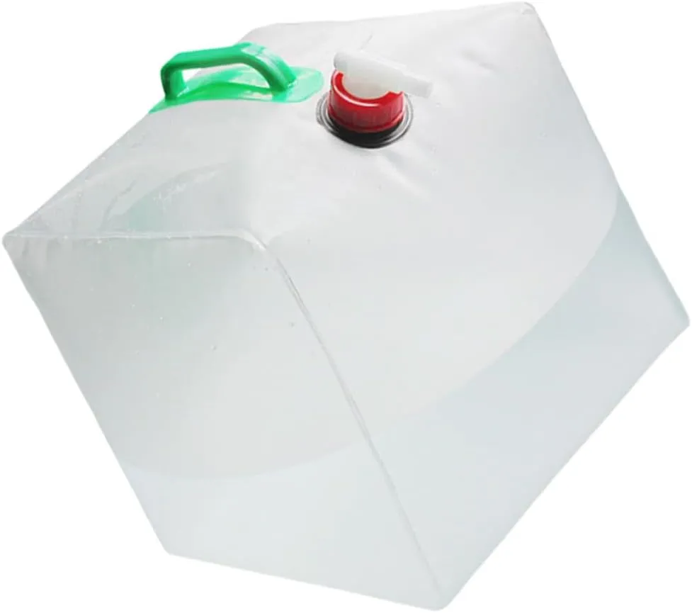 20l Foldable Water Tank Collapsible Water Storage Bag for Camping Hiking Outdoor Activities