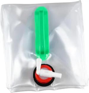 2pcs Water Container Bag Portable Outdoor Water Storage Bags for Camping Hiking Emergency Use Leak Design Convenient Handle for Easy Carrying
