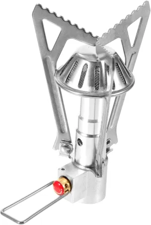3 Pcs Camping Stove 17g Gas Folding Picnic Stove Gas Cooker Stainless Steel Leak Proof and Durable