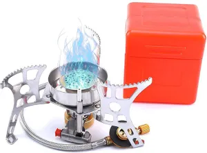 3900W Portable Gas Stove Split Gas Furn Outdoor Camping Stove Piezo Ignition Stove/Manual Ignition Stove