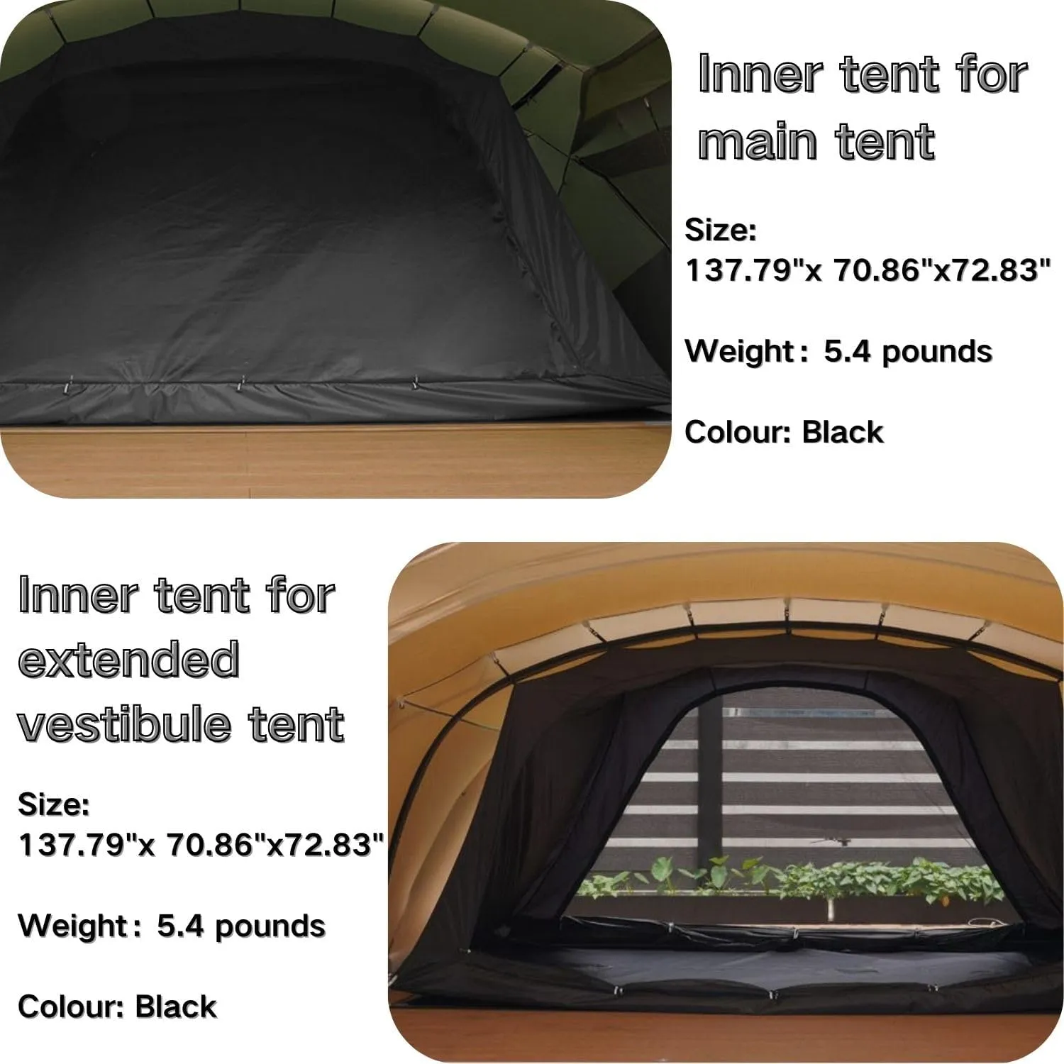 3F UL Gear JIACHONG16 beetle16 6-10 Person Waterproof Outdoor Large Camping Tent, Easy Set up&Portable Dome Tent with Mesh Windows