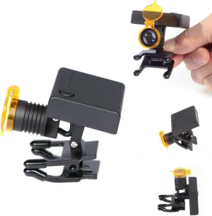 3W LED Headlight Clip-on Headlamp with Optical Filter for Lab ENT Loupe Integrated Headlamp