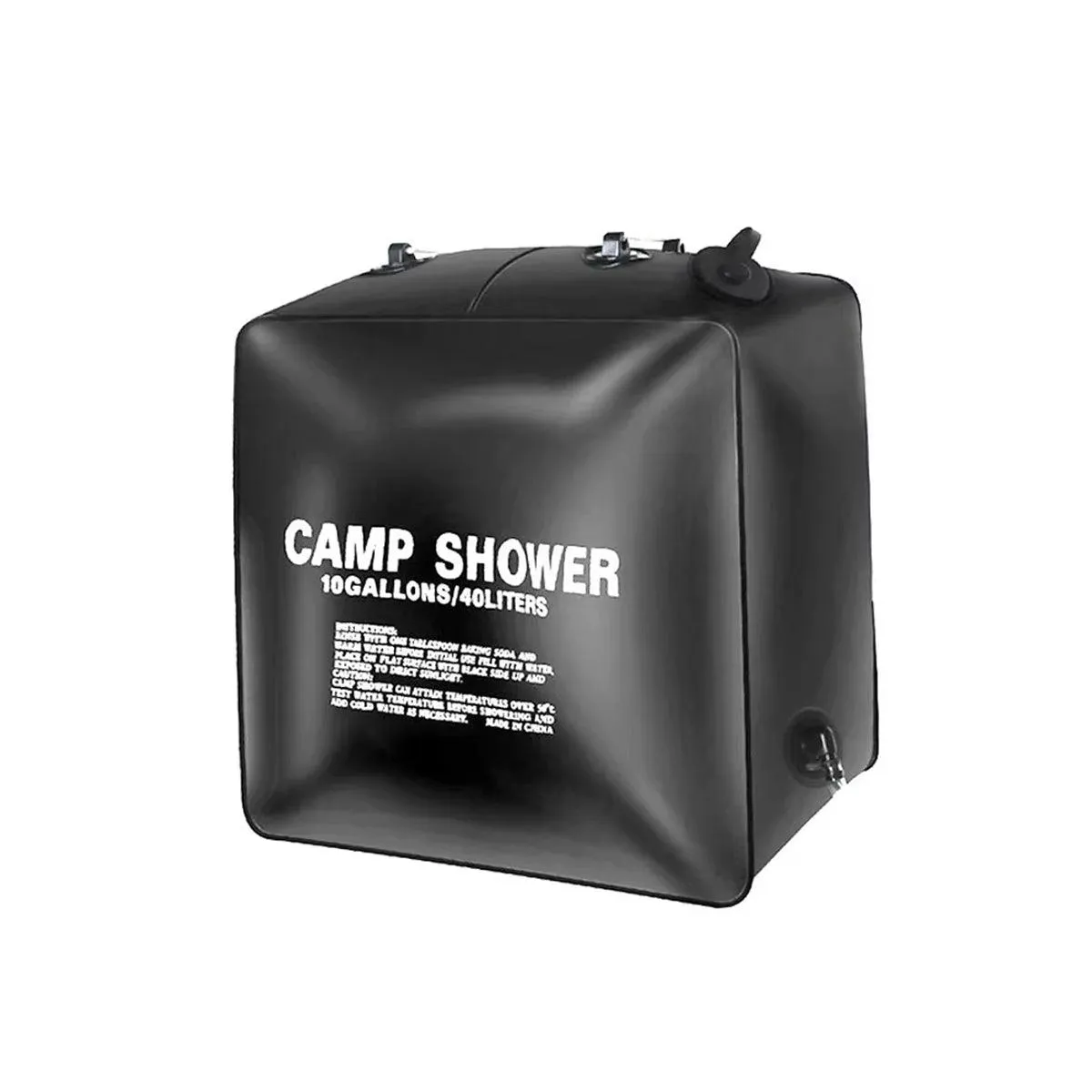 40L Portable Camping Shower Bag Outdoor Solar Heating Water Bag for Travel