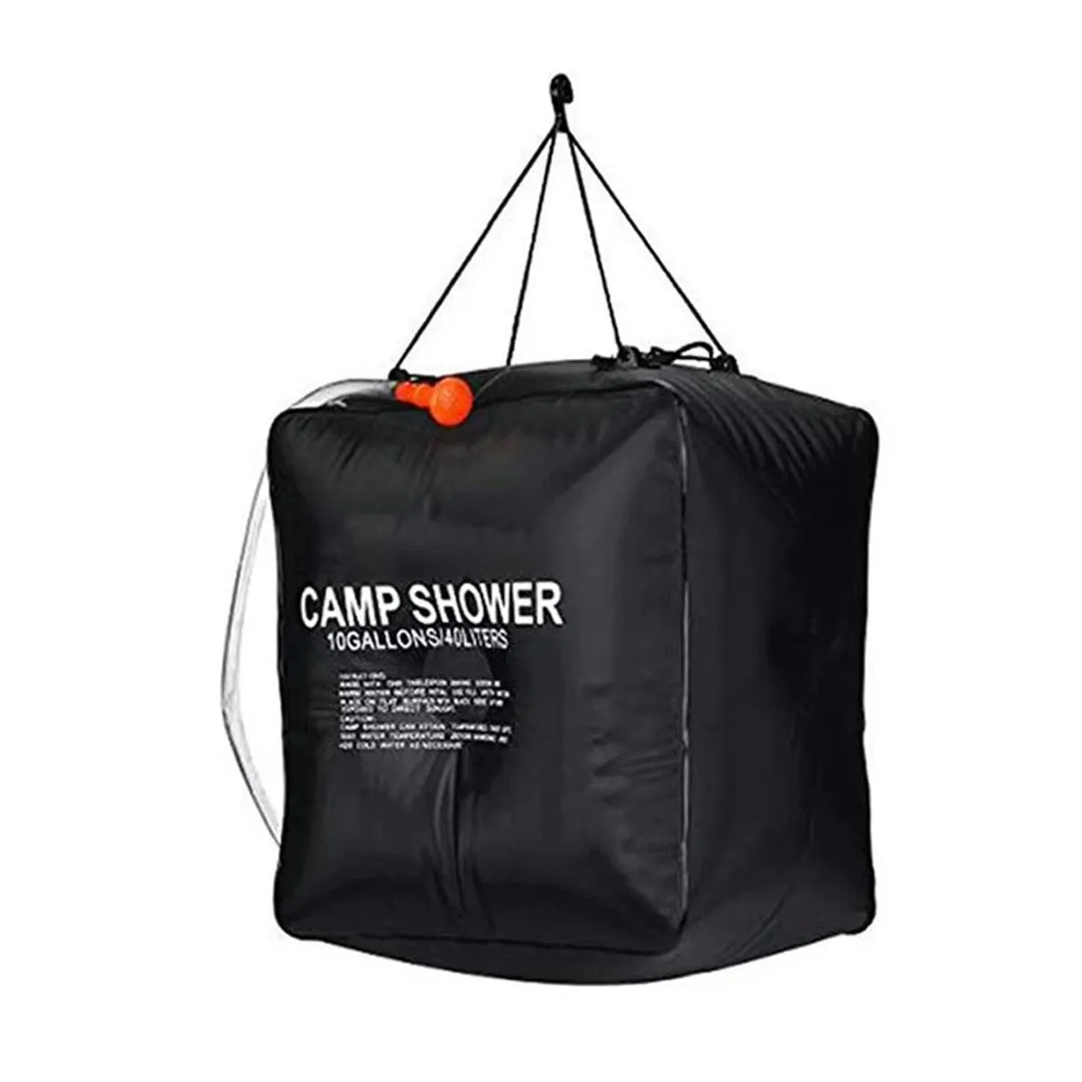 40L Portable Camping Shower Bag Outdoor Solar Heating Water Bag for Travel