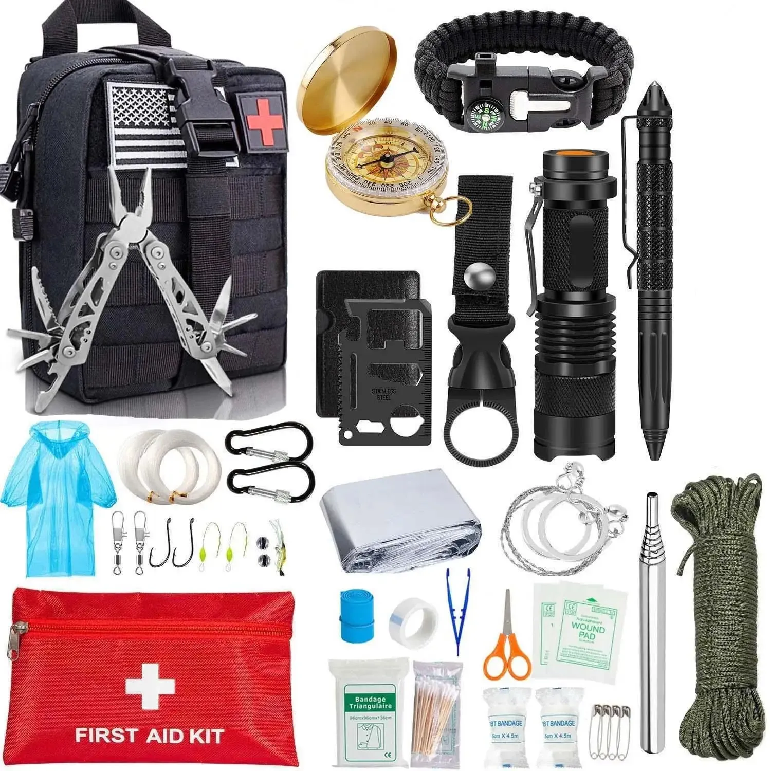 47 Piece EDC Survival Tool Kit