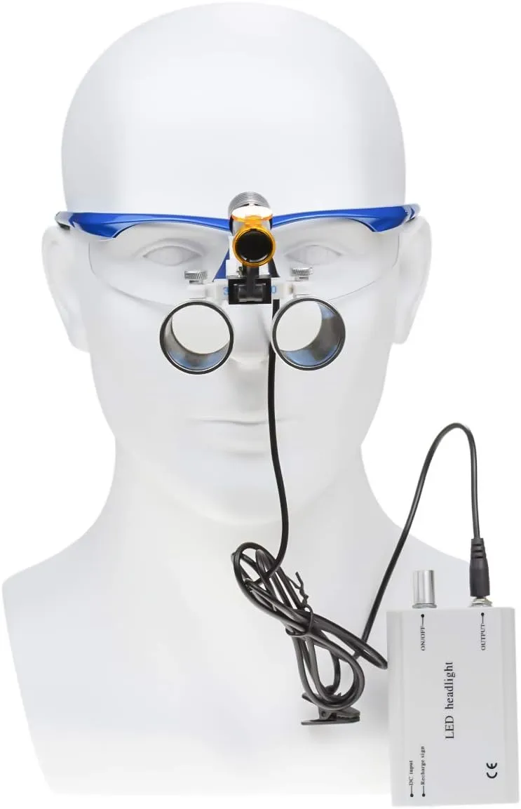 5W Portable LED Headlight Clip On LED Light Plug-in Clip Headlamp with Latest Type Carry On Battery (Silver)