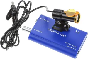 5W Waist Hanging Brightness Headlight Headlamp with Insert type Filter (Blue)