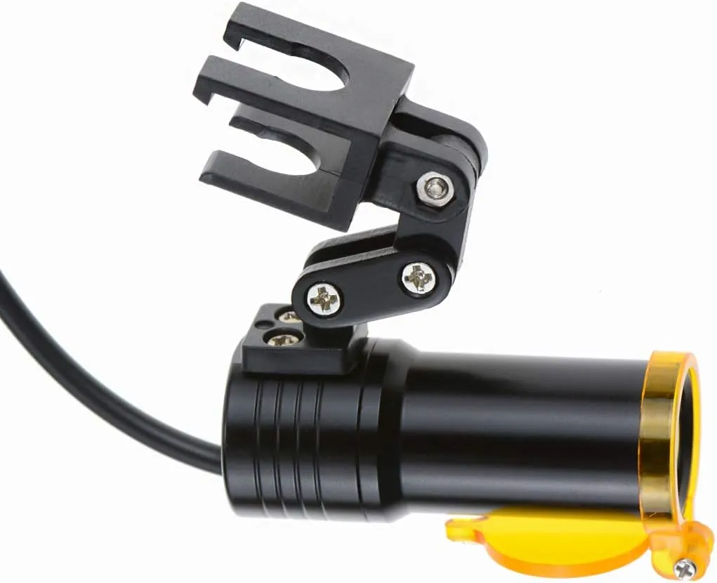 5W Wire Clip Headlamp no Battery no Plug Adjustable Filter for Lab Magnifier Magnification Loupe Binocular (Insert Clip)