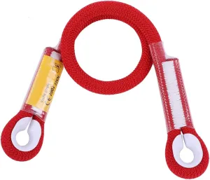 60/120/150cm Outdoor Climbing Rope, Survival Climbing Safety Rope with Ring Bearing Multipurpose Mountaineering Lanyard Cord for Arborist Mountaineering (120cm)