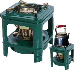 8-Wick Kerosene Camping Stove – Portable Oil Stove for Cooking Outdoors | Compact Camp Furnace Cooker for Hiking, Fishing, Picnic, emergeency Preparedness, Survival Gear, Bushcraft esseentials