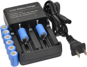 8X 14250 LS14250 1/2 AA Battery Universal Dual Charger New Rechargeable 3.7V Li-ion for LED Flashlight Torch Headlamp top Flat K120 s1a