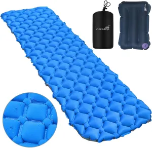 AceCamp 2 in 1 Sleeping Pad,Ultralight Camping Sleeping Pad Inflatable Camp Pad with Travel Pillow for Backpacking and Hiking