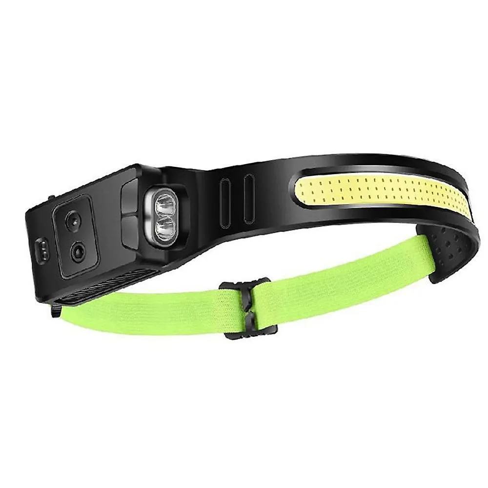 Adjustable Headband Waterproof Head Light Motion Sensor Head Lamp For Running