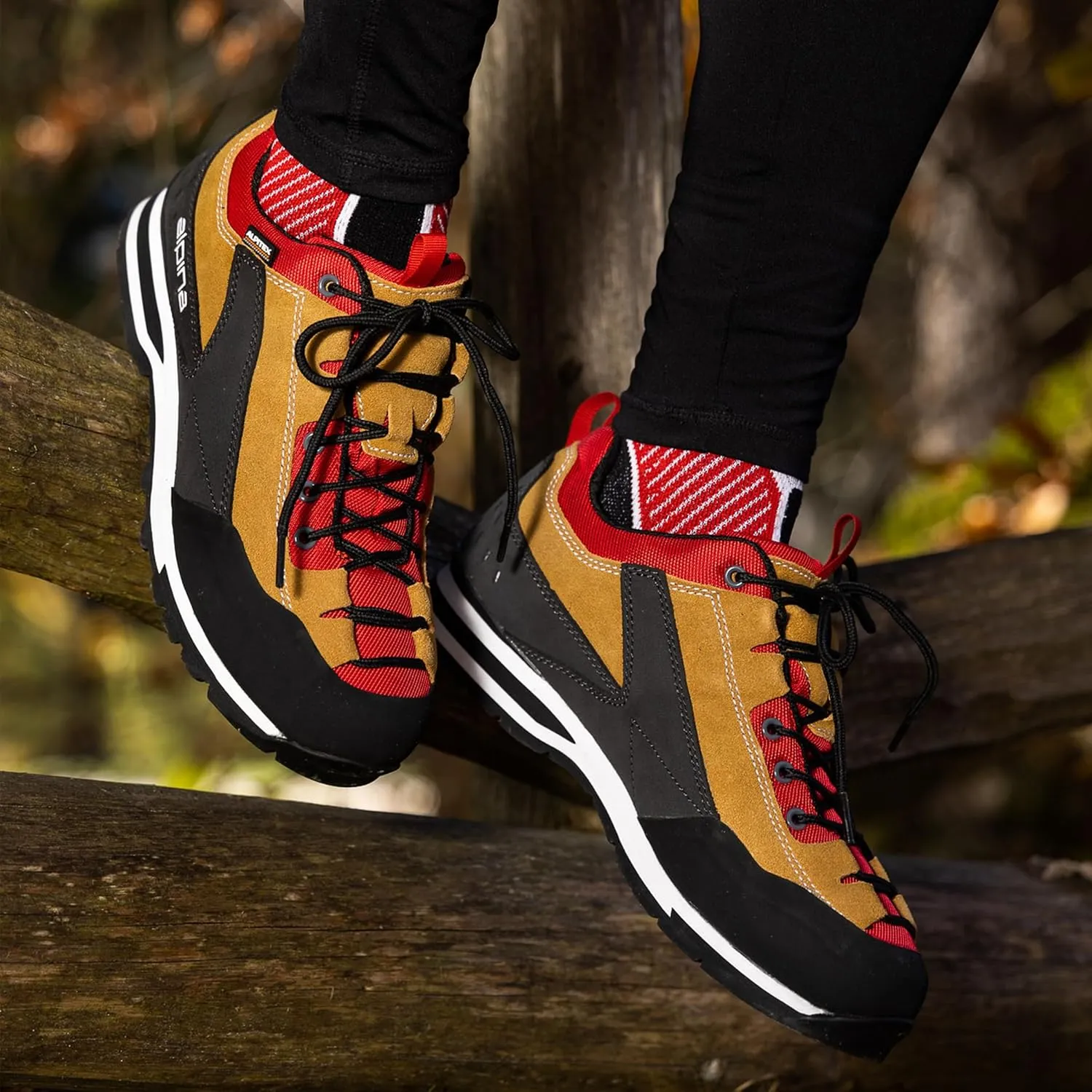 Alpina Royal Men's Shoes | Hiking Waterproof | Urban Walking Working | Breathable | Vibram Slip Resistant Sole