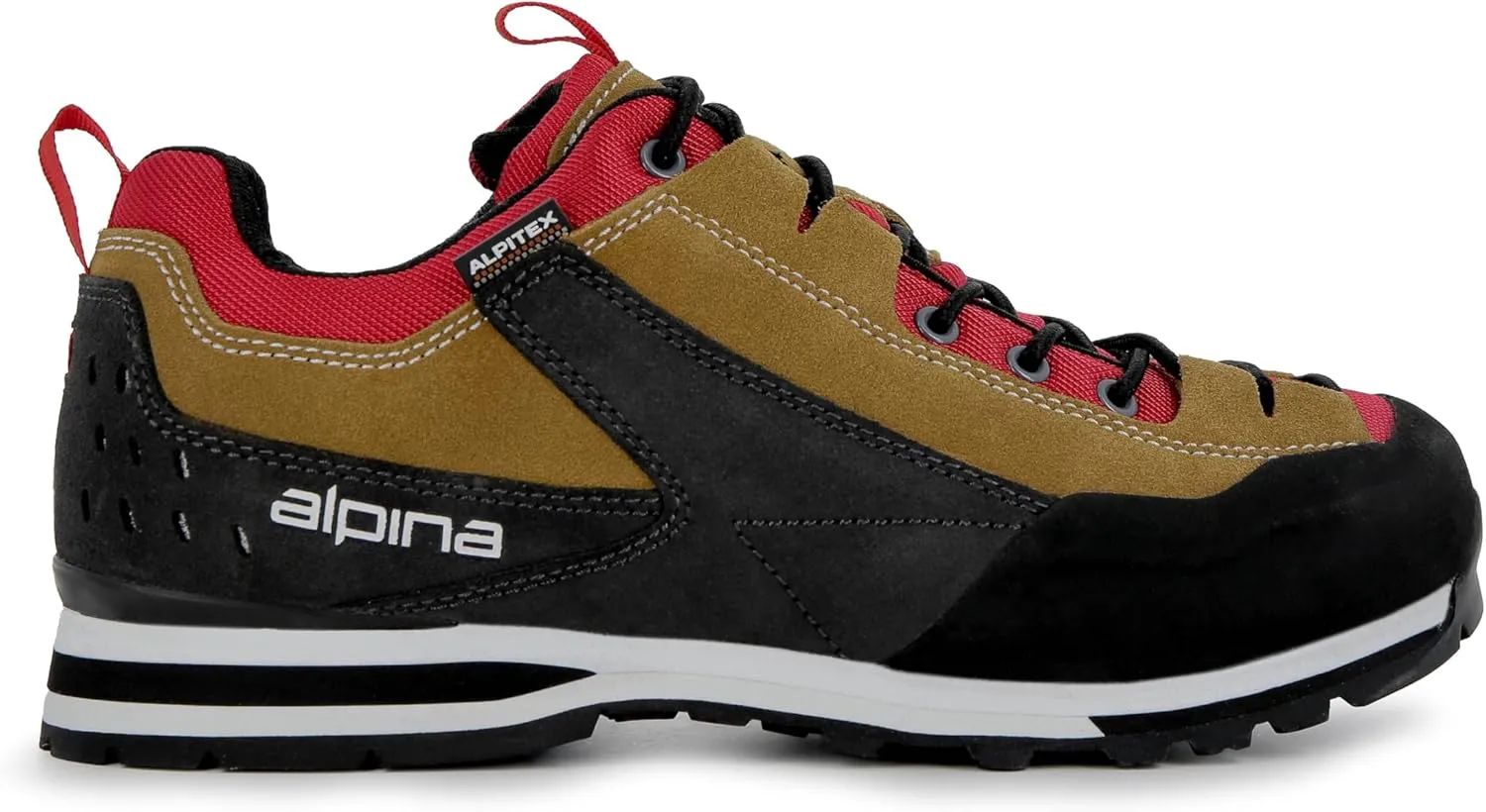 Alpina Royal Men's Shoes | Hiking Waterproof | Urban Walking Working | Breathable | Vibram Slip Resistant Sole