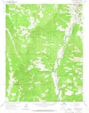 Alpine Plateau CO topo map, 1:24000 Scale, 7.5 X 7.5 Minute, Historical, 1963, Updated 1966, 26.9 x 22 in