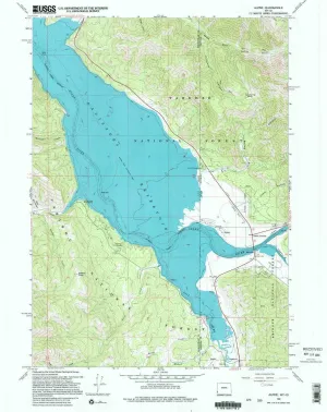 Alpine WY topo map, 1:24000 Scale, 7.5 X 7.5 Minute, Historical, 1966, Updated 1998, 26.9 x 21.6 in