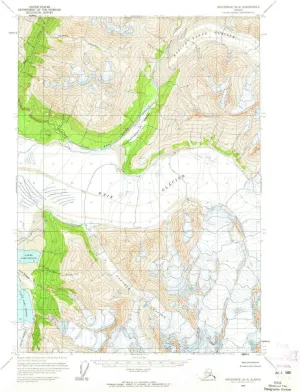 Anchorage B 4 AK topo map, 1:63360 Scale, 15 X 15 Minute, Historical, 1960, Updated 1965, 20.9 x 17 in