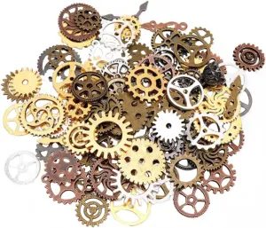 Angoily Bracelet Survival Steampunk Gear Jewelry Diy Punk Accessories Gear Pendant
