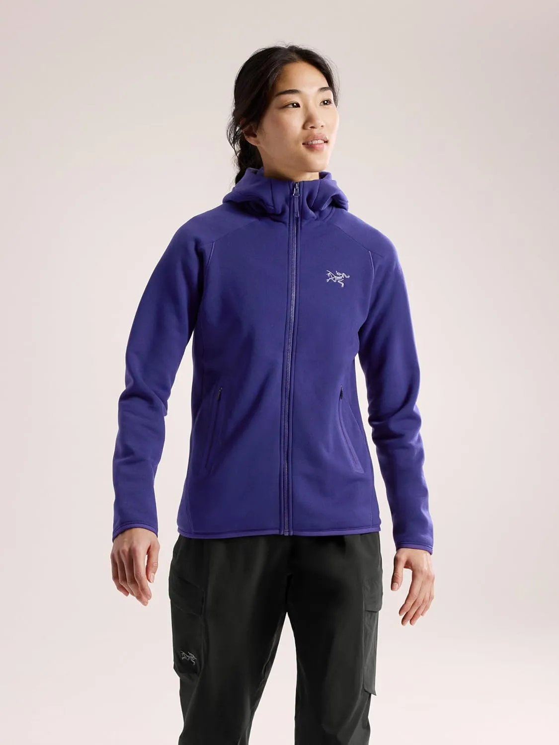 Arc'teryx Kyanite Womens Hoody | Warm Polartec Stretch Fleece Midweight | Moisture-Wicking Durable Zip Up Hoodies for Women