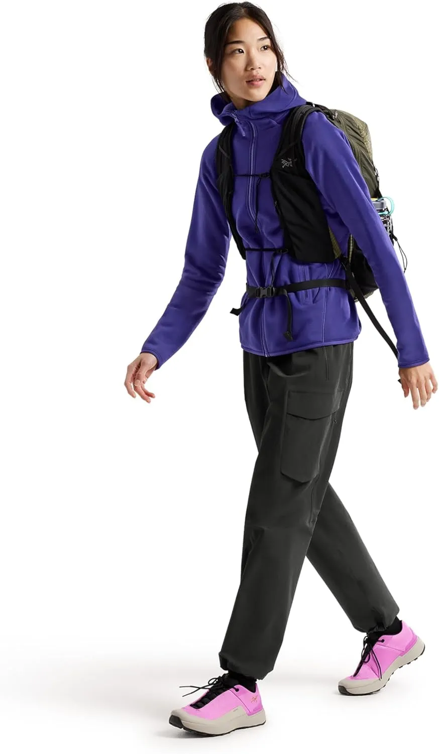 Arc'teryx Kyanite Womens Hoody | Warm Polartec Stretch Fleece Midweight | Moisture-Wicking Durable Zip Up Hoodies for Women