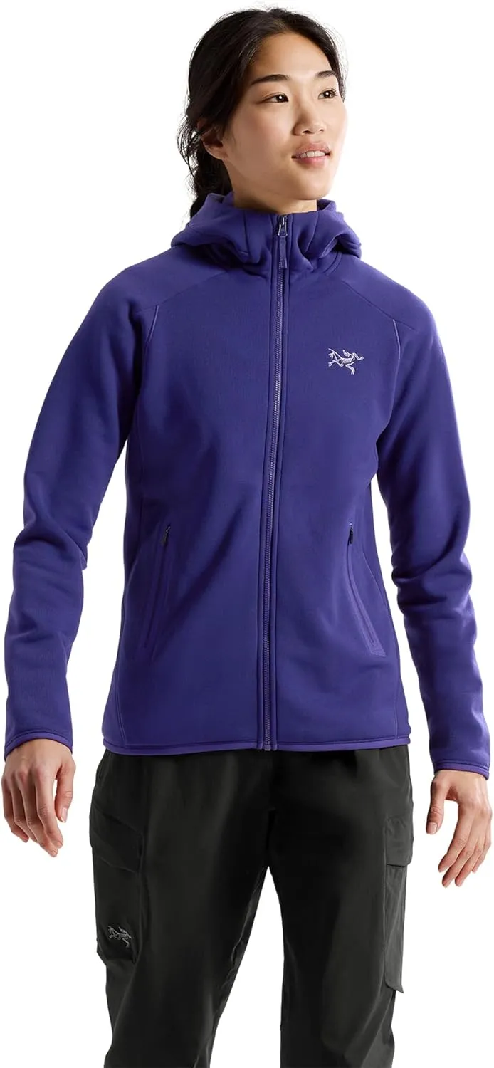 Arc'teryx Kyanite Womens Hoody | Warm Polartec Stretch Fleece Midweight | Moisture-Wicking Durable Zip Up Hoodies for Women