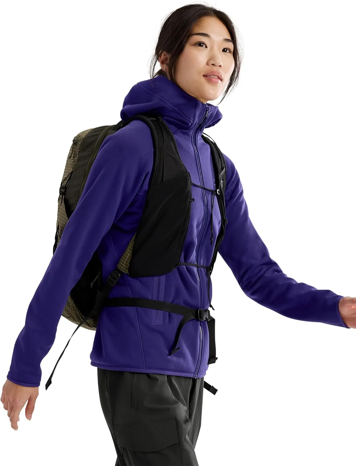 Arc'teryx Kyanite Womens Hoody | Warm Polartec Stretch Fleece Midweight | Moisture-Wicking Durable Zip Up Hoodies for Women
