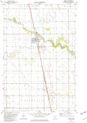 Argyle MN topo map, 1:24000 Scale, 7.5 X 7.5 Minute, Historical, 1982, Updated 1982, 27.29 x 21.21 in