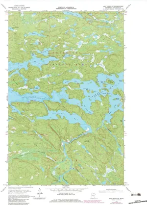 Ash River NE MN topo map, 1:24000 Scale, 7.5 X 7.5 Minute, Historical, 1968, Updated 1983, 27.23 x 21.53 in