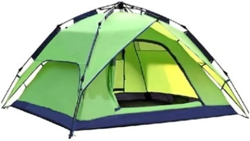 Automatic Camping Tent 3-4 PersoFamily Tent Double Layer Instant Setup Protable Backpacking Tent for Hiking Travel Tent Beautiful Scenery Hopeful