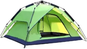 Automatic Camping Tent 3-4 PersoFamily Tent Double Layer Instant Setup Protable Backpacking Tent for Hiking Travel Tent Beautiful Scenery Hopeful