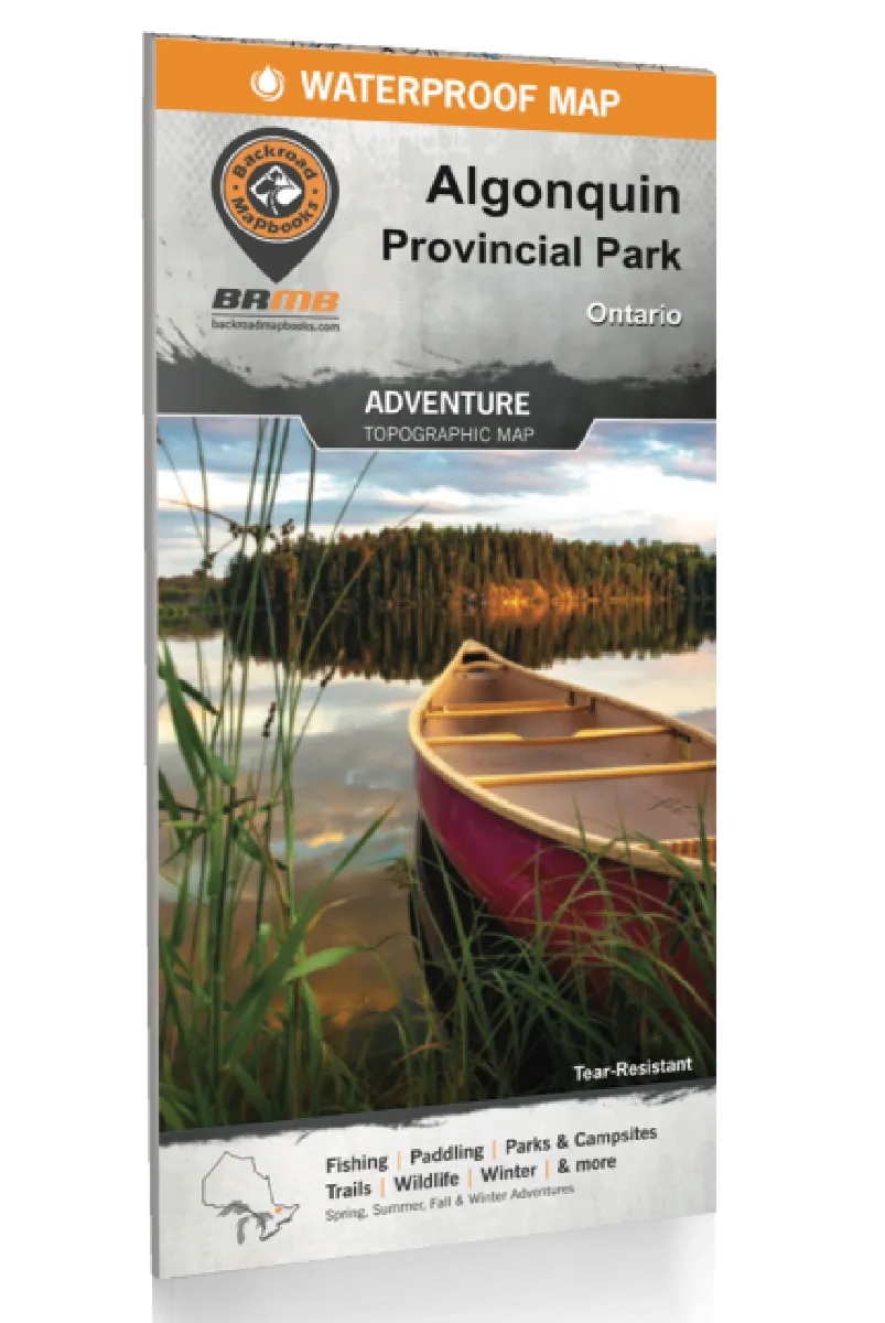 Backroad Mapbooks Algonquin Map - Waterproof