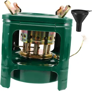balacoo 1set Outdoor Kerosene Stove Portable Wick Heater for Camping Bbq Picnic Compact Design Button Construction Easy to Operate for Outdoor Cooking