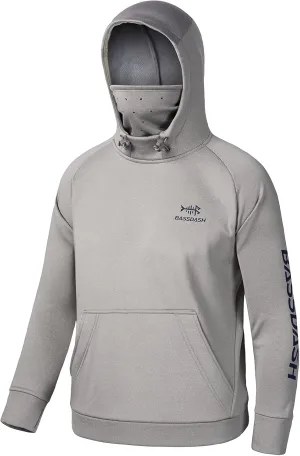 BASSDASH Youth Fishing Fleece Hoodie with Mask Water Resistant Kids’ Performance Sweatshirt FS18Y