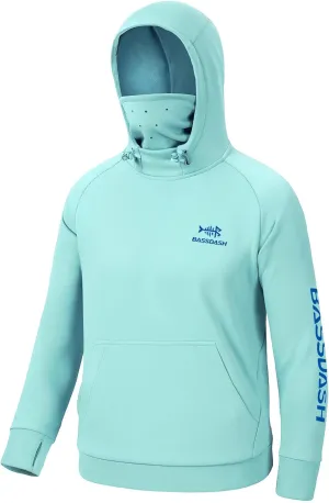 BASSDASH Youth Fishing Fleece Hoodie with Mask Water Resistant Kids’ Performance Sweatshirt FS18Y