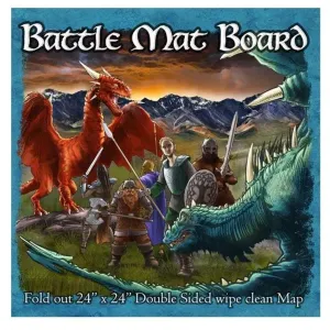 Battle Mat Board - Dungeon and Grass