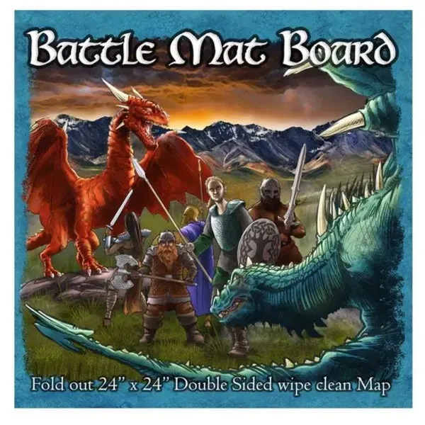 Battle Mat Board - Dungeon and Grass