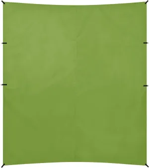 Beige Green Foldable Beach Tent UPF50  Protection Easy Setup Outdoor Sun Shade with Sturdy Poles, Sandbags and Shovel for Backyard, Grassland, Park