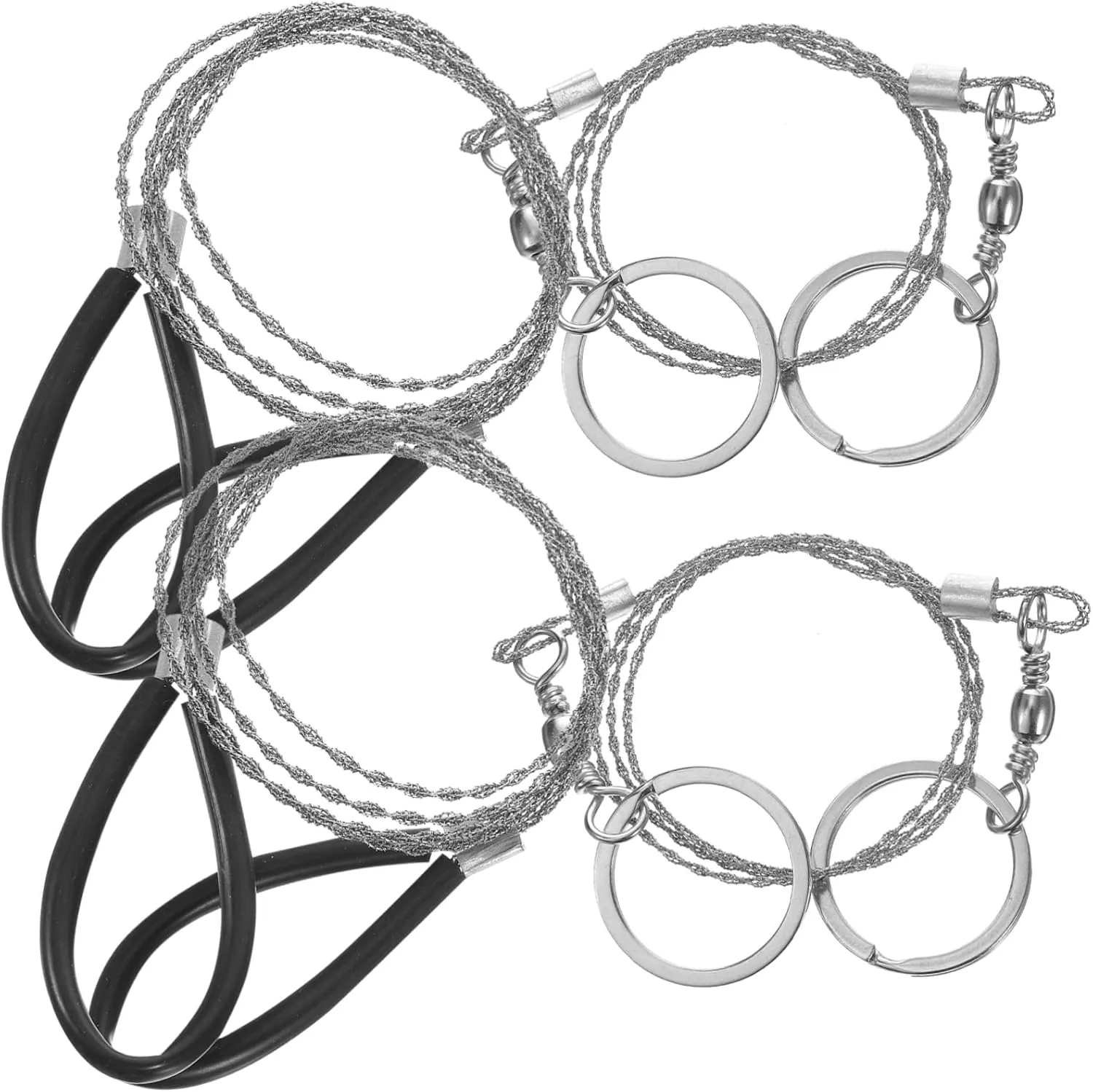 BESPORTBLE 16pcs Pocket Rope Saw Compact Survival Chainsaw for Camping Hiking Gardening Lightweight Outdoor Gear for and Explorers Wire Cutting Tool