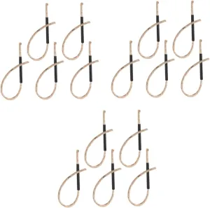 BESPORTBLE 3sets Waxed Rope Fire Starter for Hiking Camping Windproof Flame Logs 5pcs*3